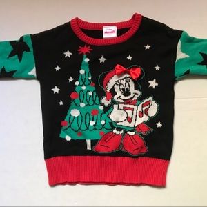 Disney Junior Minnie Christmas sweater. 12 month.